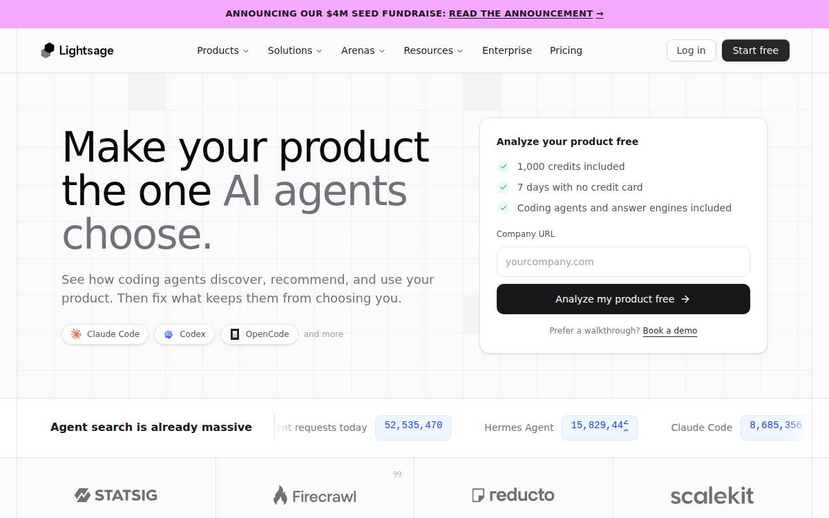 Lightsage website preview