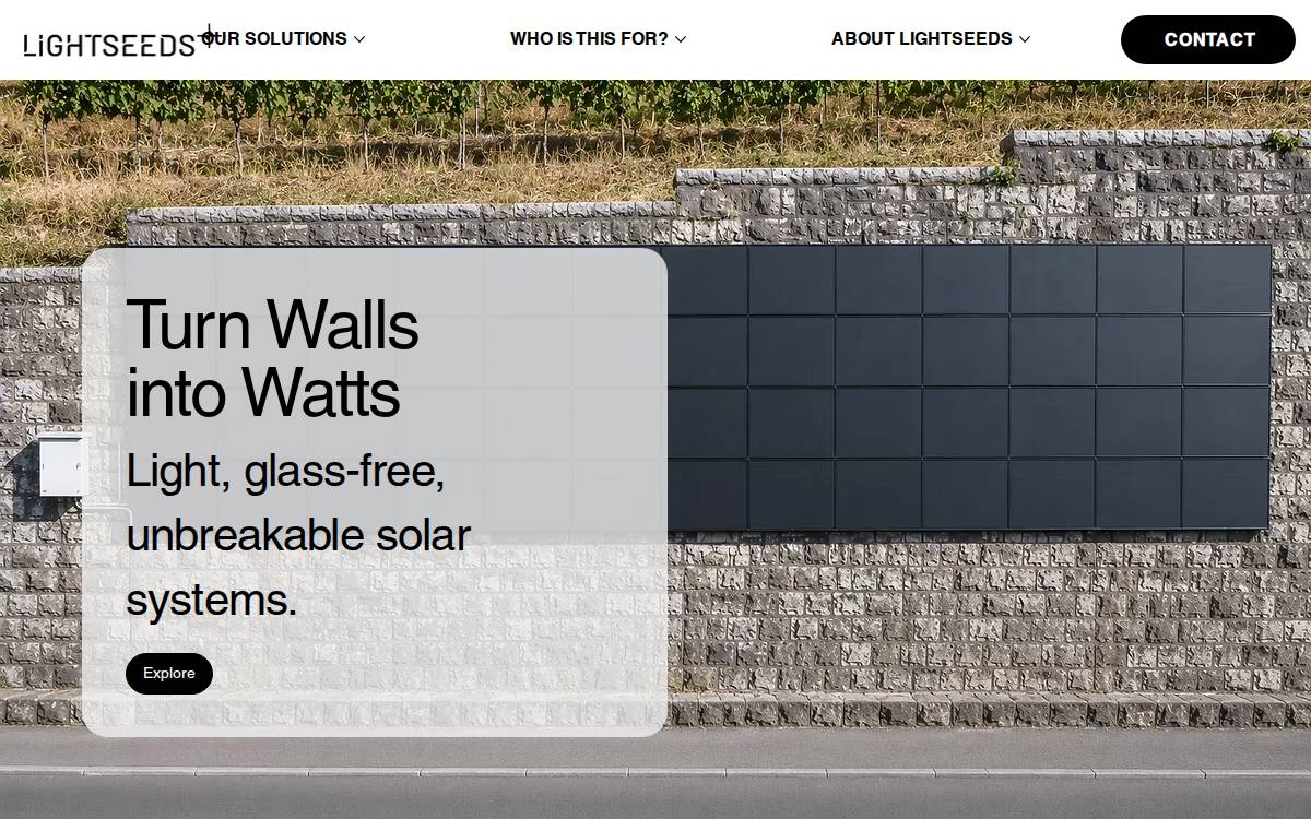 Lightseeds website preview