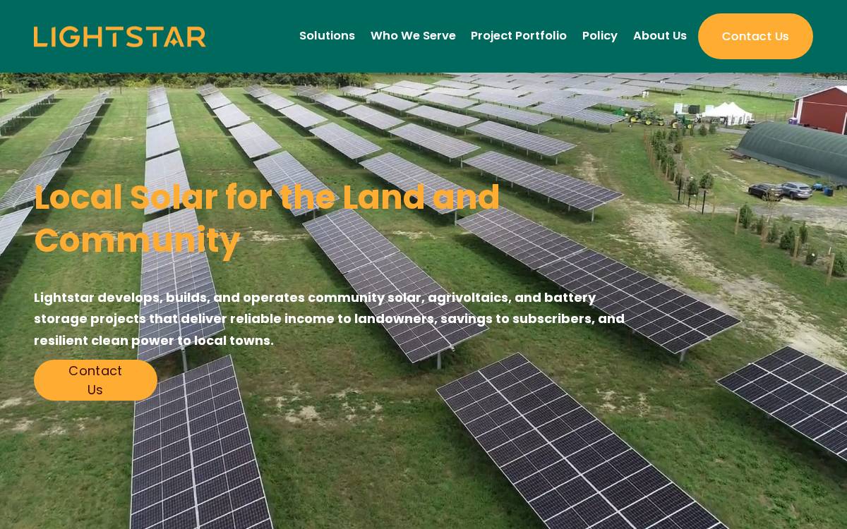 Lightstar website preview