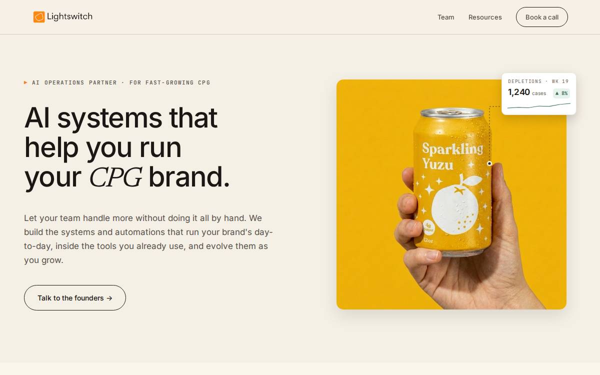 Lightswitch website preview