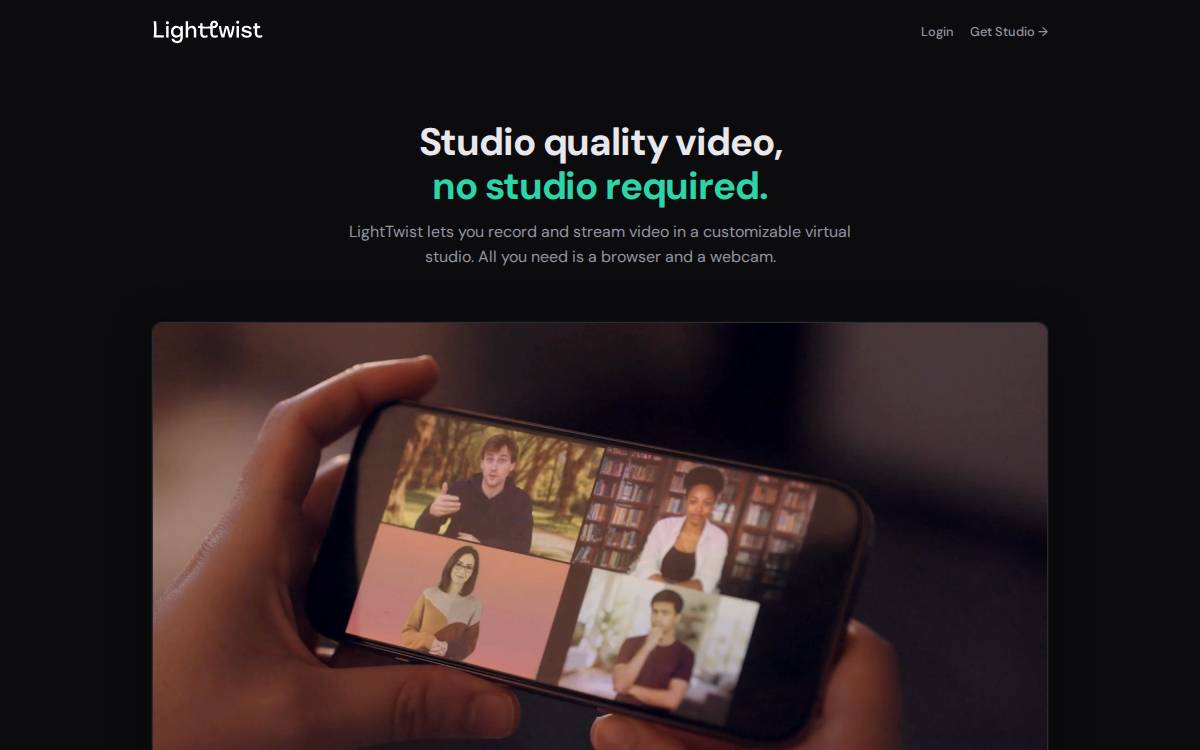 LightTwist website preview