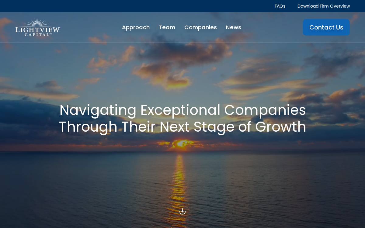 Lightview Capital website preview