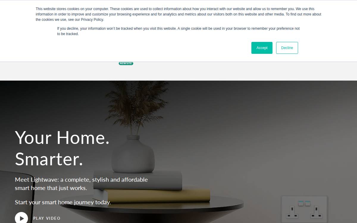 Lightwaverf website preview