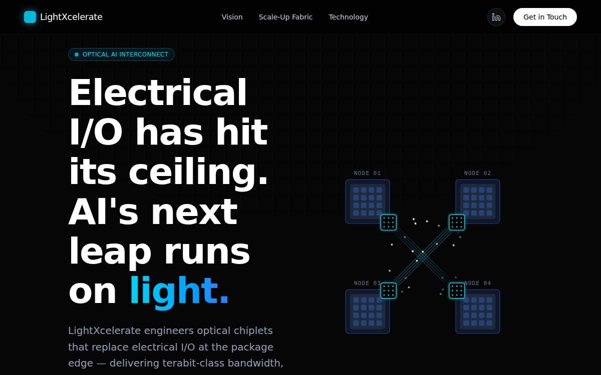 Lightxcelerate website preview