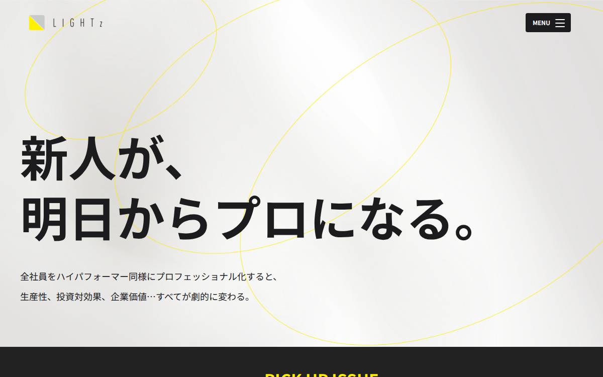LIGHTz website preview