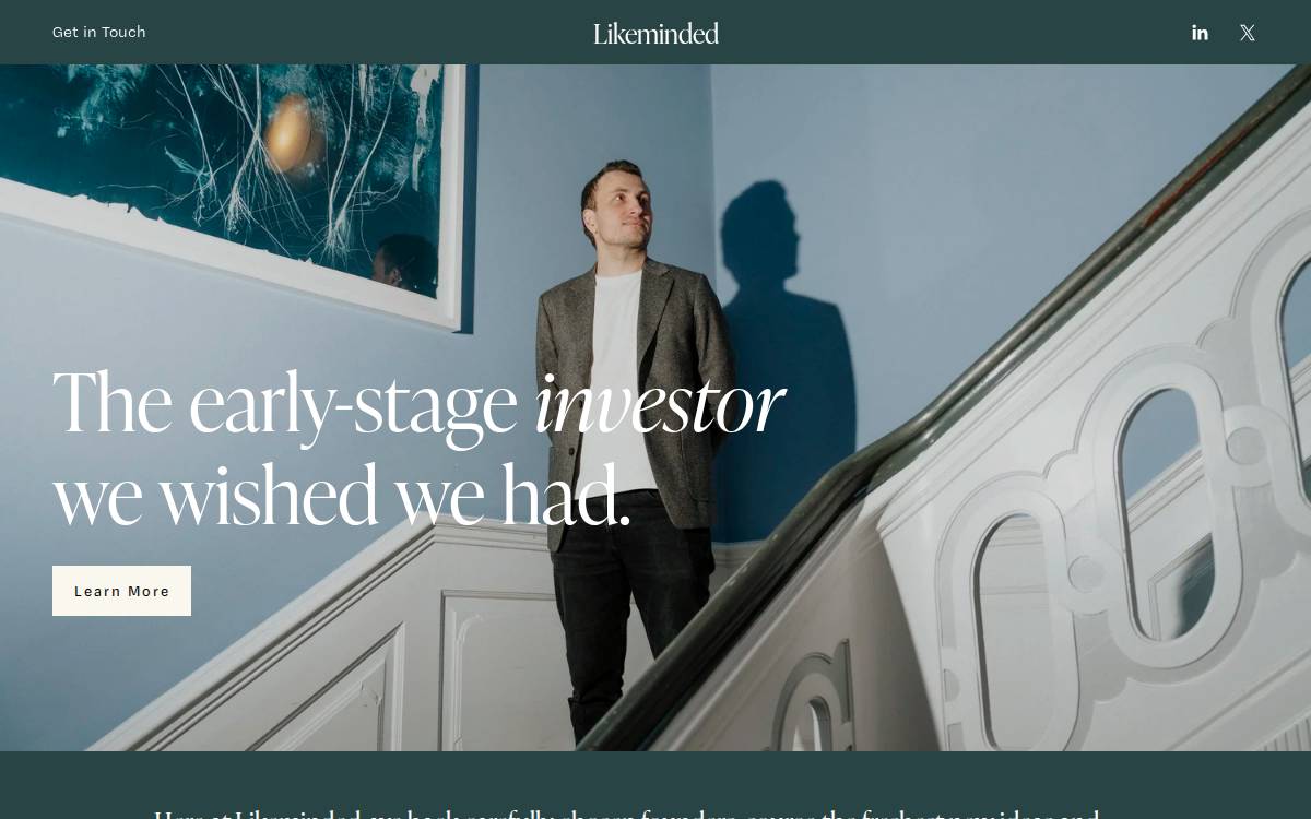 Likeminded website preview