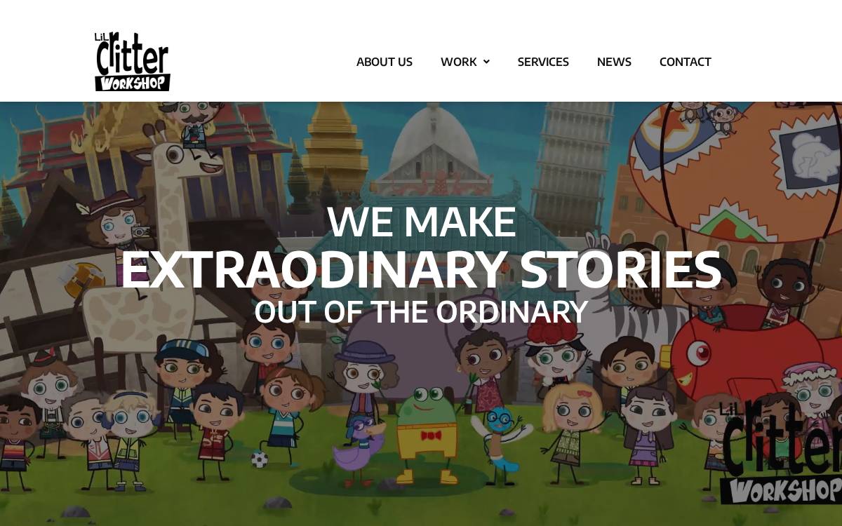 Lil Critter Workshop website preview