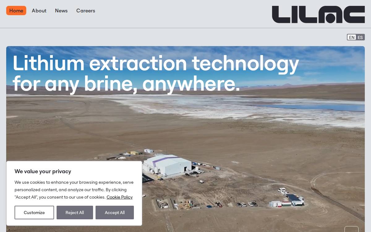 Lilac Solutions website preview