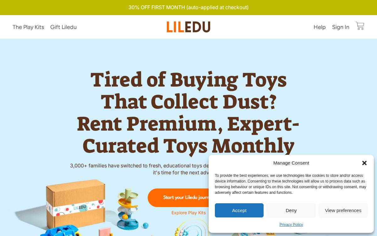Liledu website preview