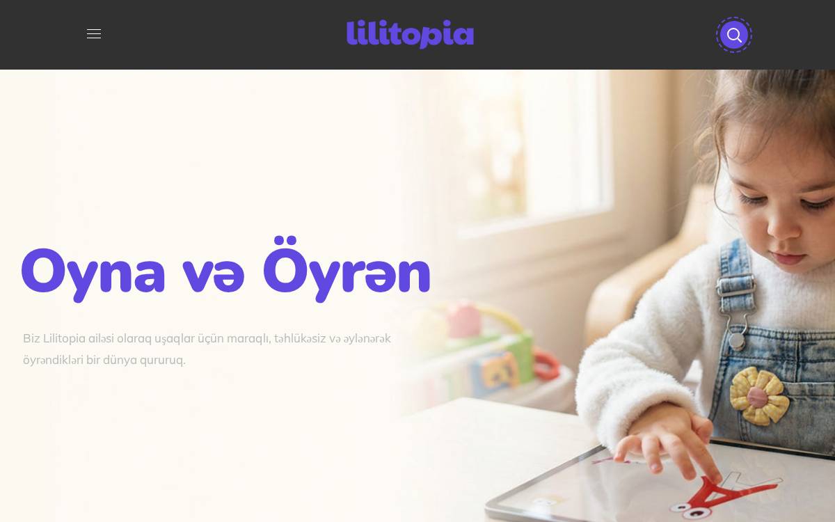 Lilitopia website preview
