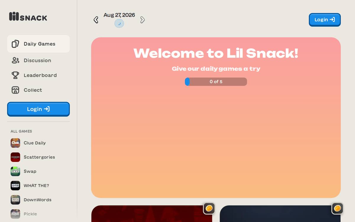 Lilsnack website preview