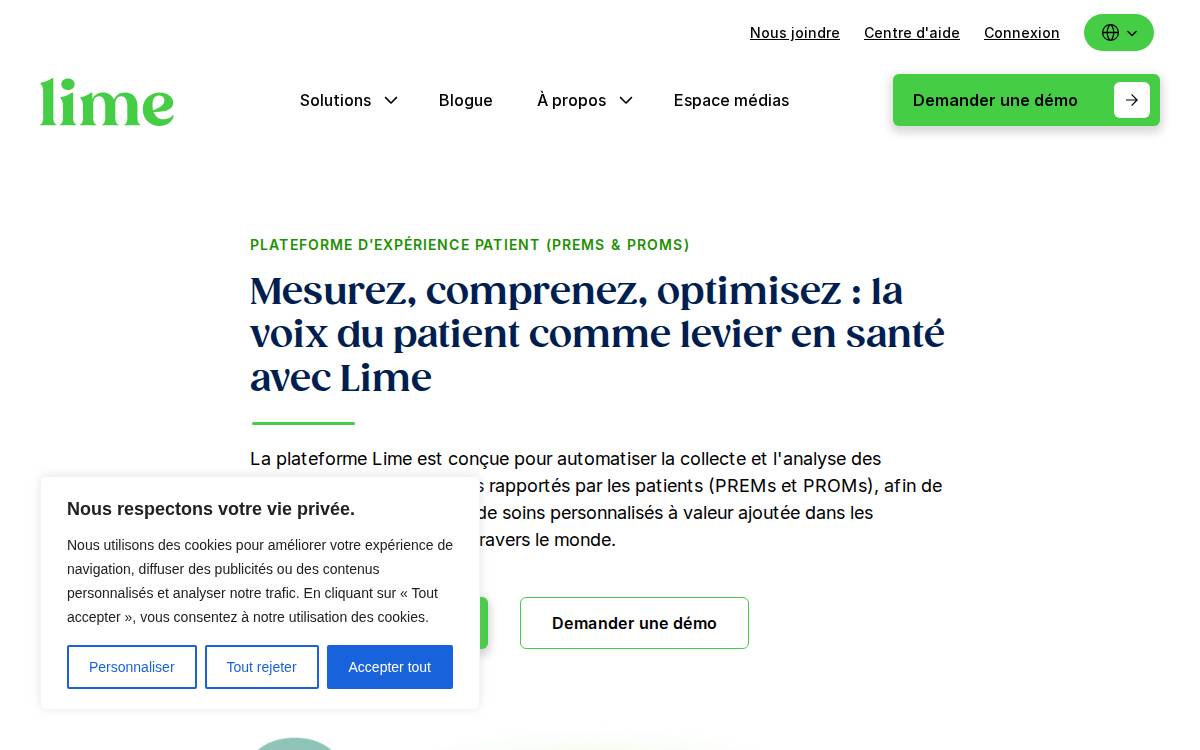 Lime Health website preview