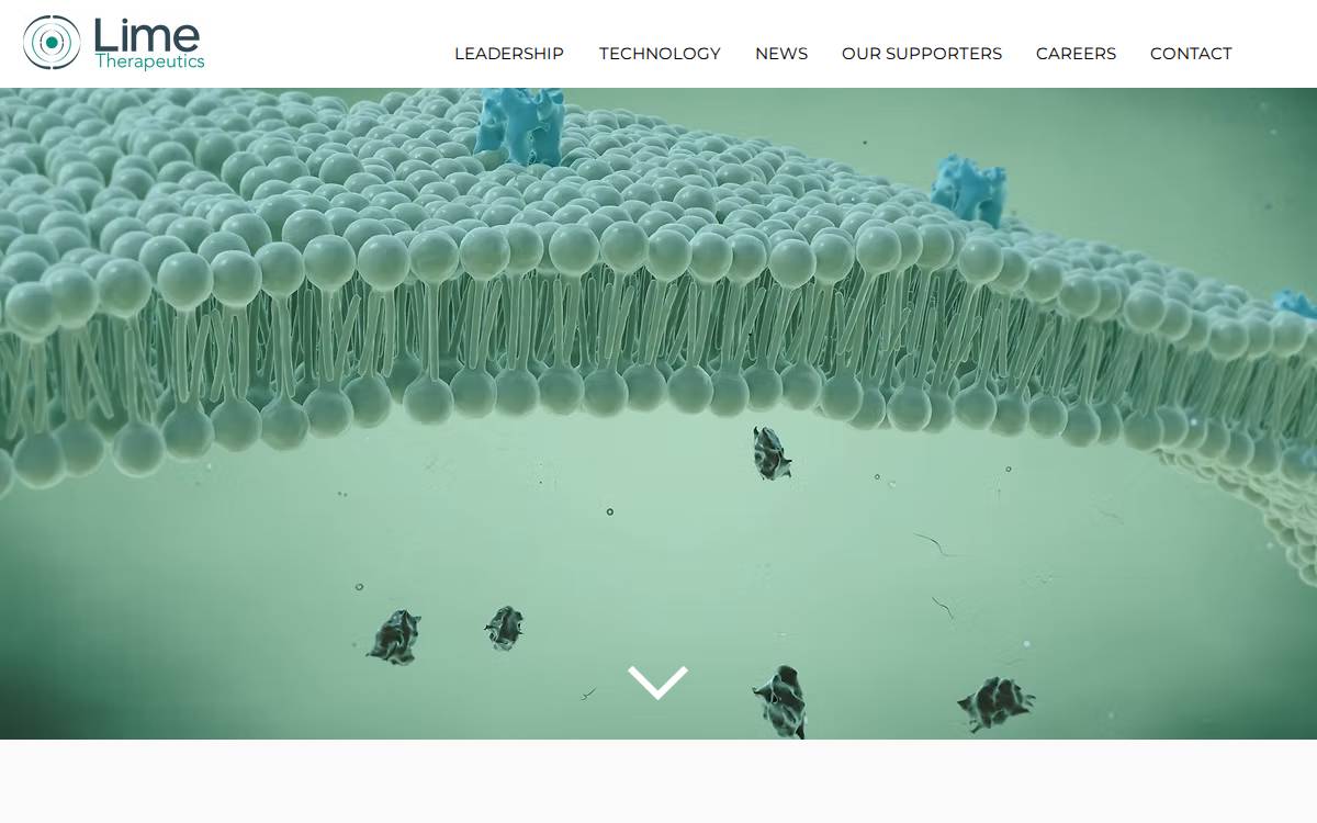 Lime Therapeutics website preview