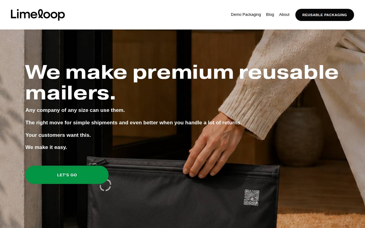 Limeloop website preview