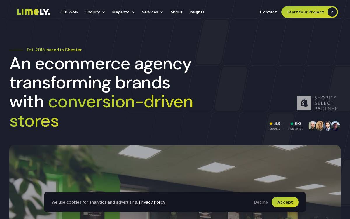 Limely website preview