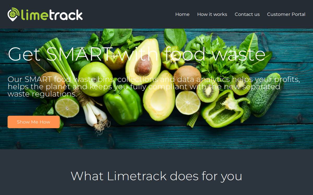 Limetrack website preview