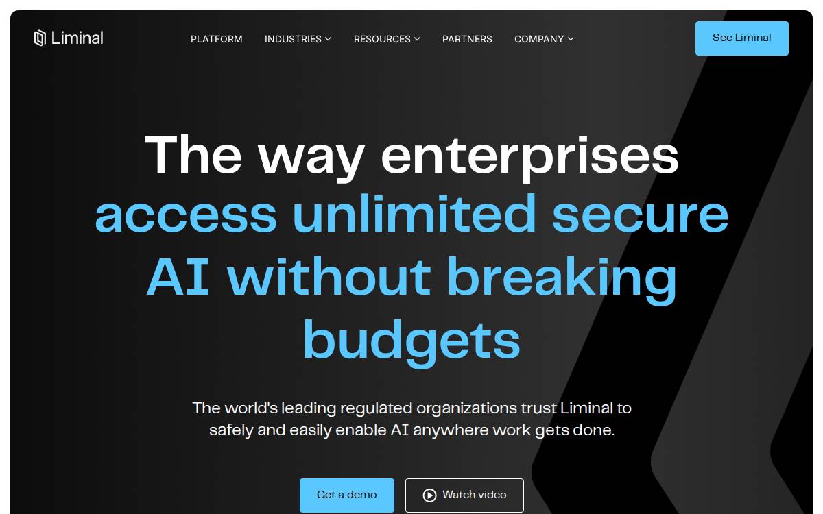 Liminal website preview