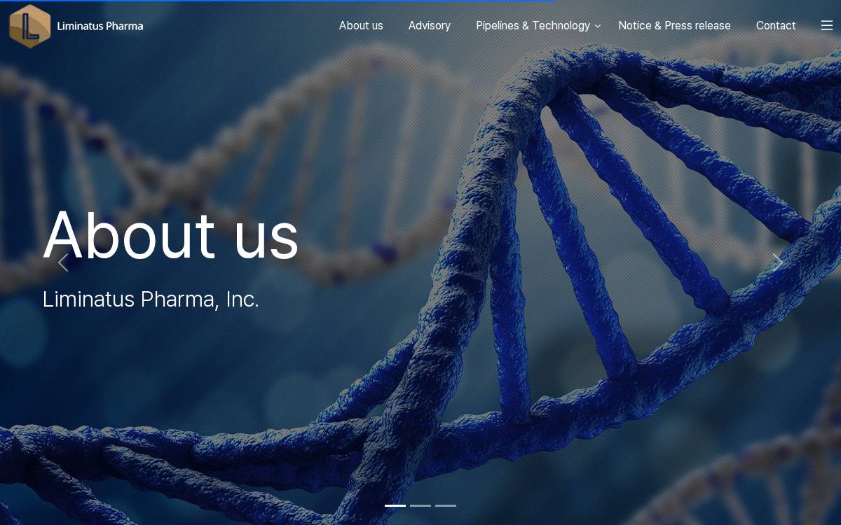 Liminatus Pharma website preview