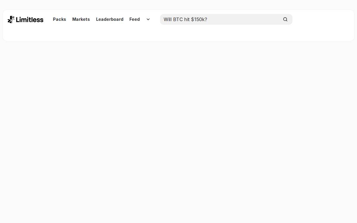Limitless website preview