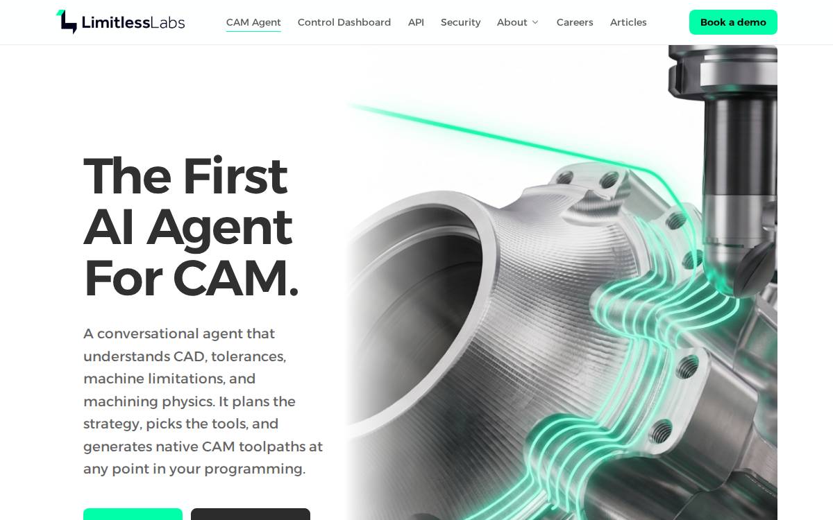 Limitless Labs website preview