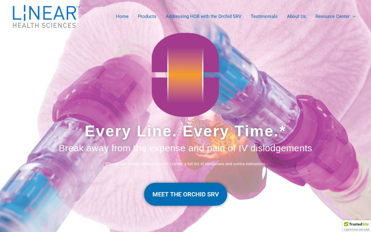Linearsciences website preview