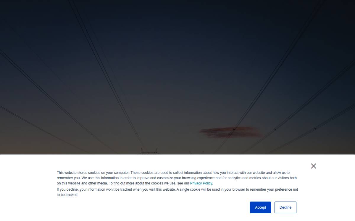 LineVision website preview