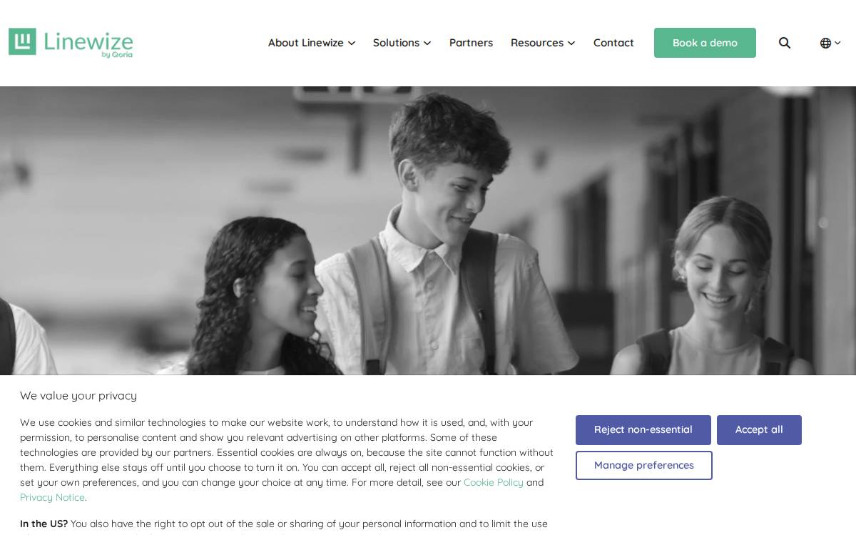 Linewize website preview