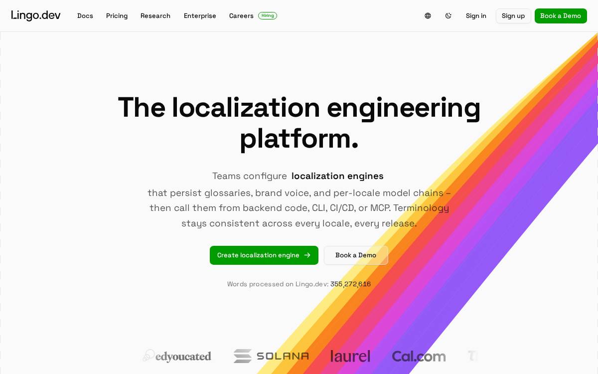 Lingo.dev website preview