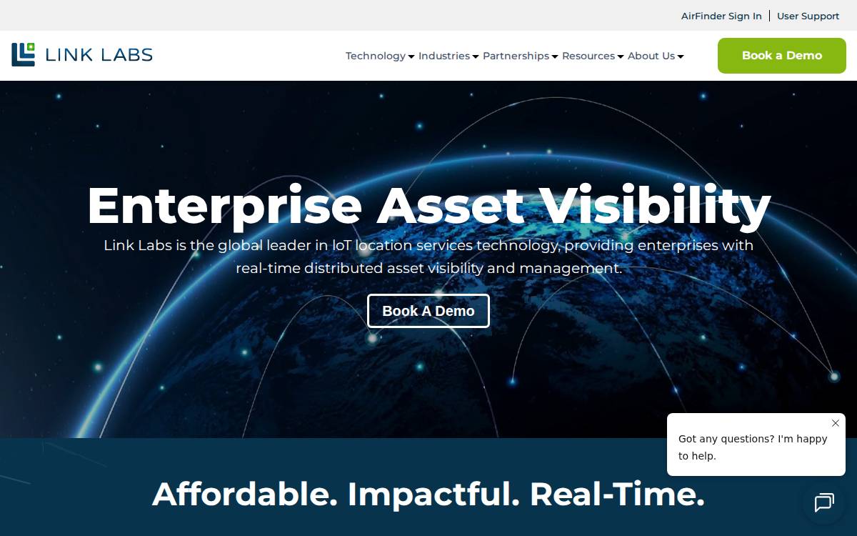 Link Labs website preview