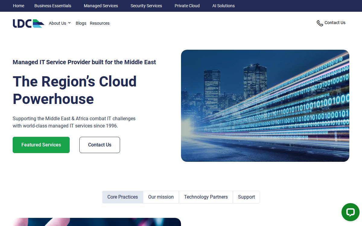 Linkdatacenter website preview