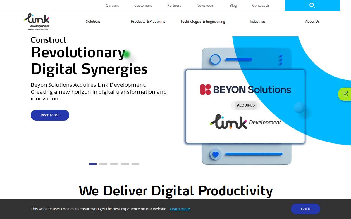 Linkdevelopment website preview