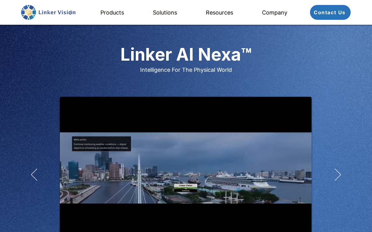 Linker Vision website preview