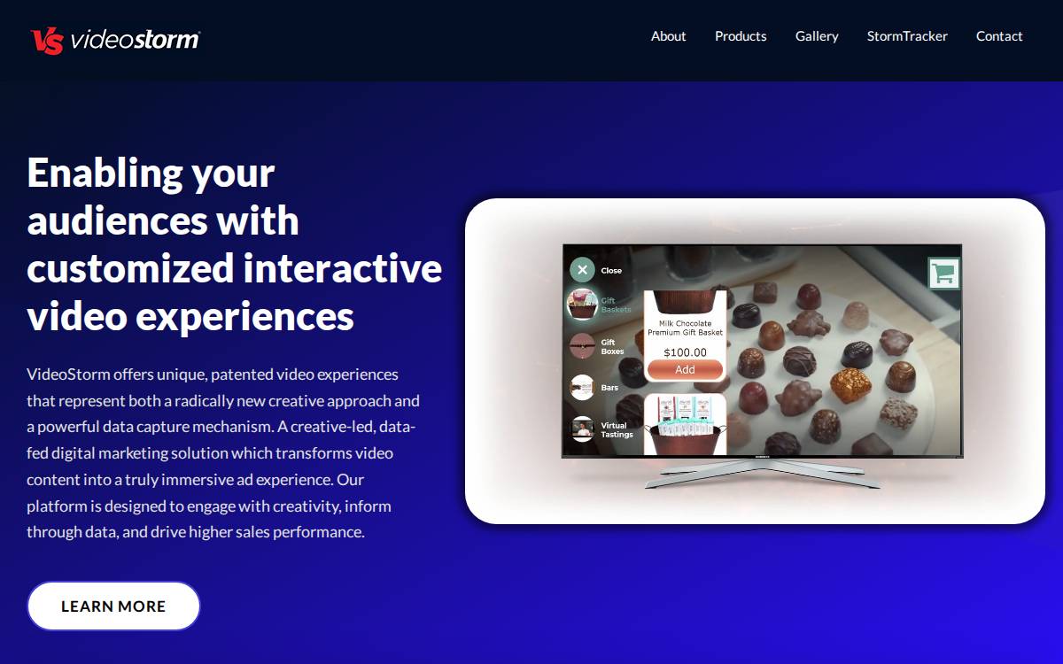 Linkstorm website preview