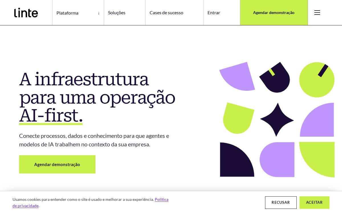 Linte website preview