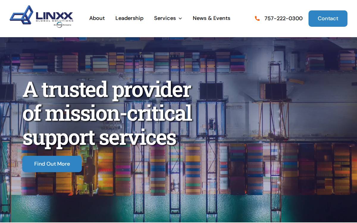 Linxx Global website preview
