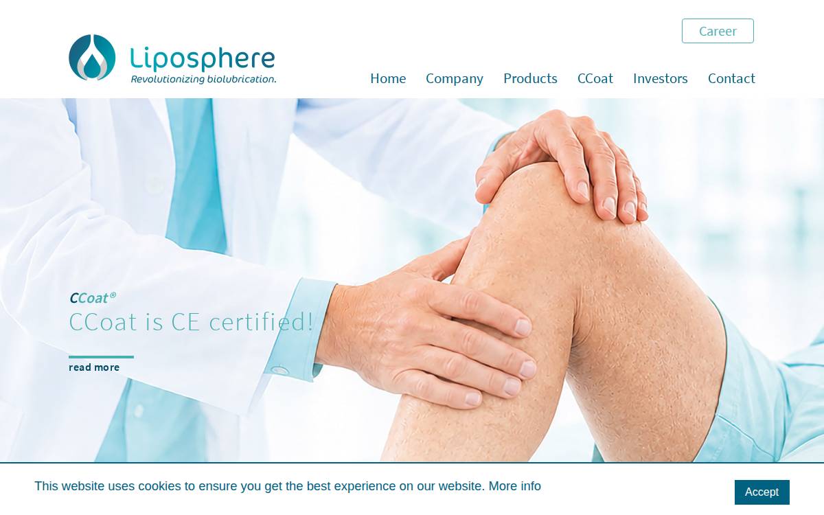 Lipo Sphere website preview