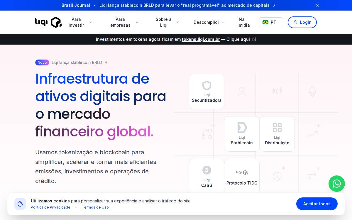 Liqi website preview