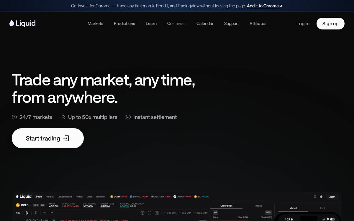 Liquid website preview