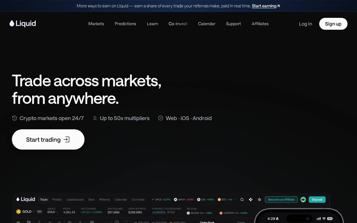 Liquid website preview