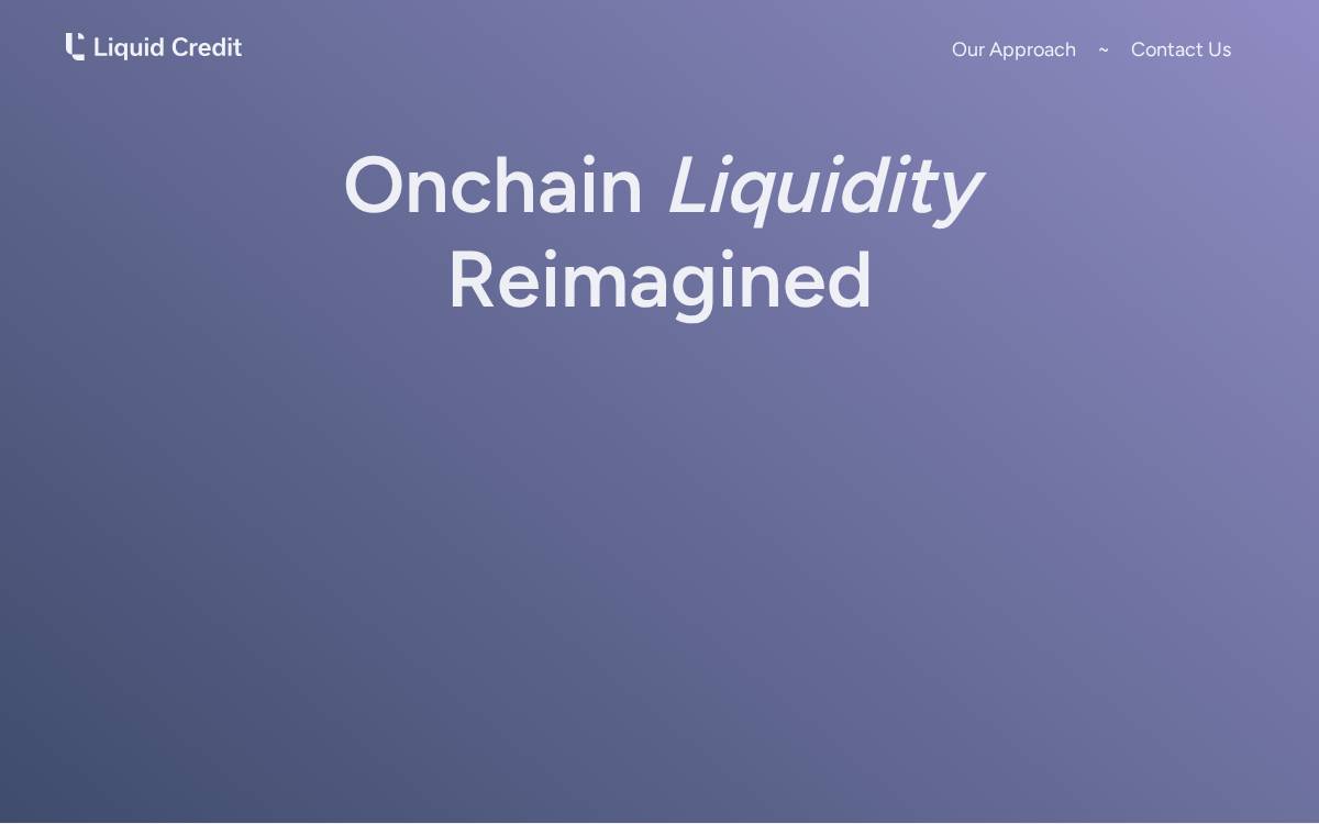 Liquid Credit website preview