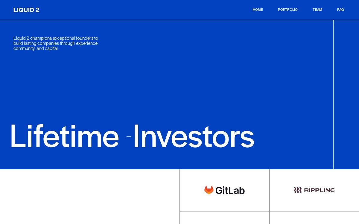 Liquid2 website preview