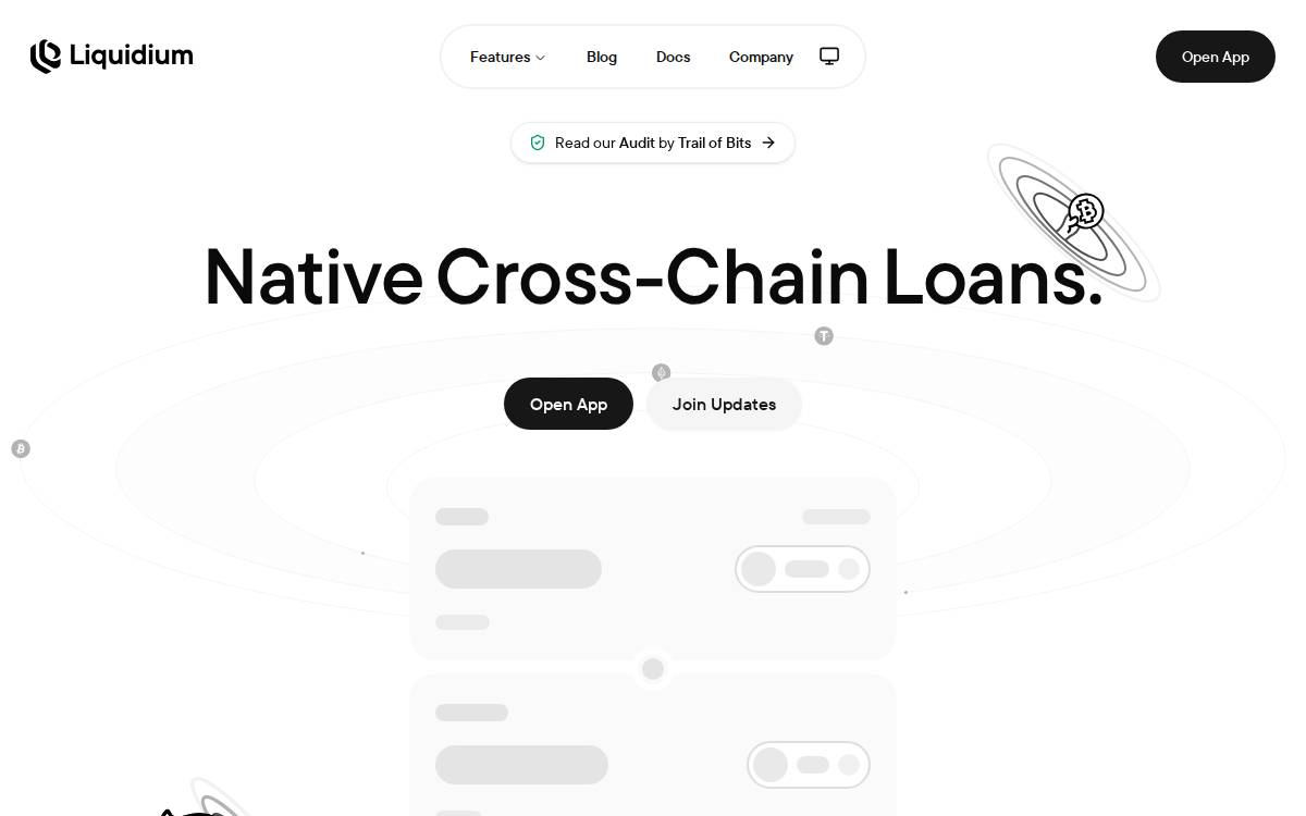 Liquidium website preview