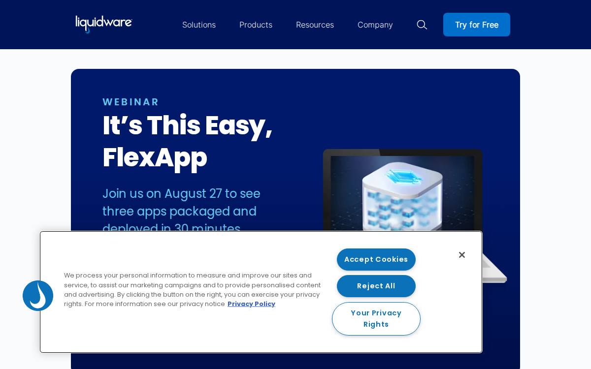 Liquidware website preview