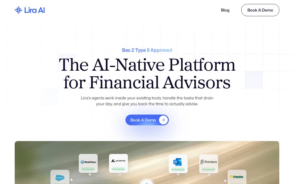Lira AI website preview