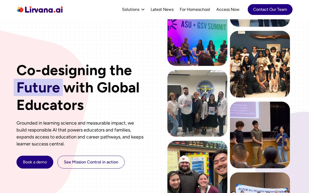 Lirvana Labs website preview