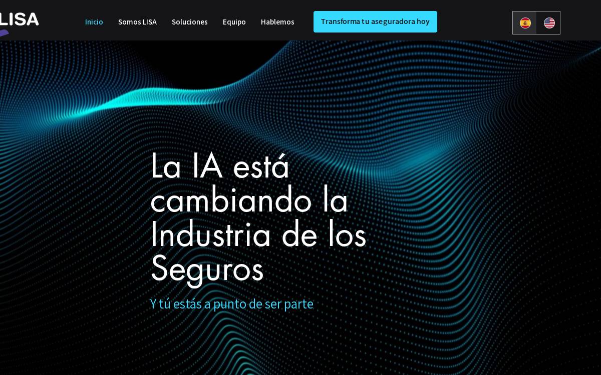 Lisa Insurtech website preview