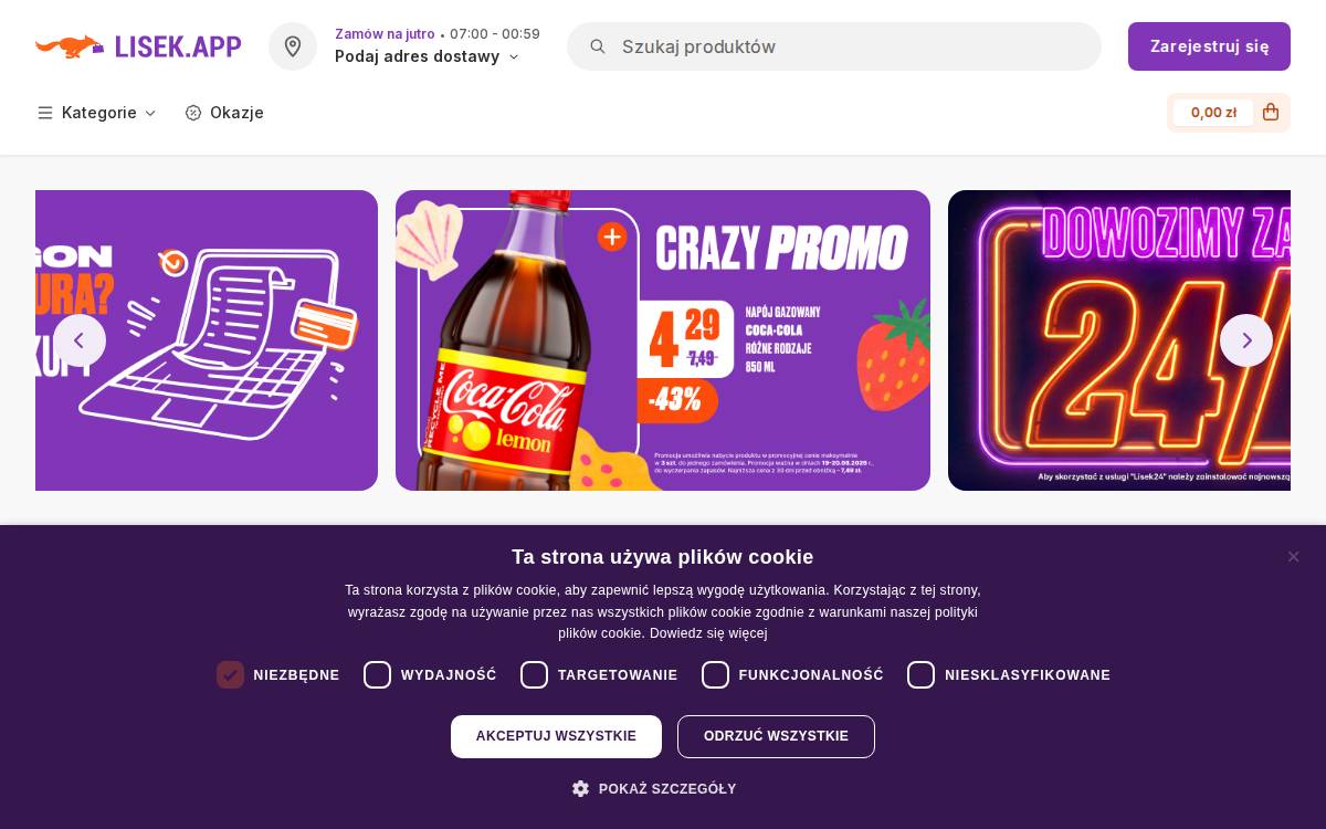 Lisek website preview
