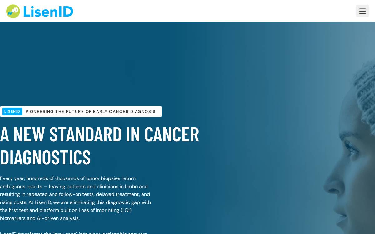 Lisenid website preview