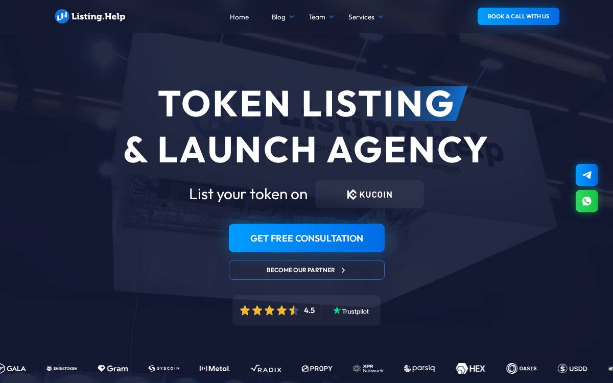 Listing website preview
