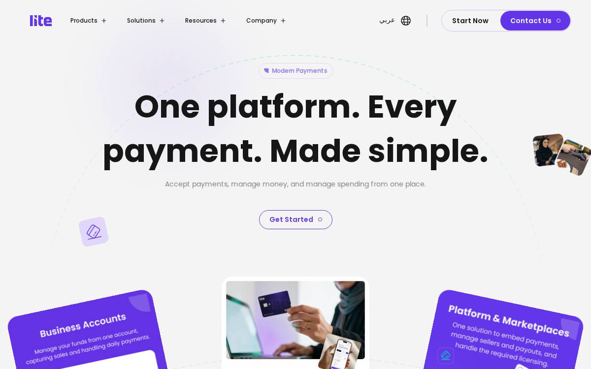 Lite website preview